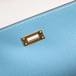 Kelly 25 New Blue Jean Epsom GHW