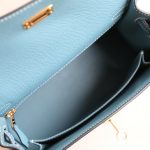 Kelly 25 New Blue Jean Epsom GHW