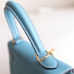 Kelly 25 New Blue Jean Epsom GHW