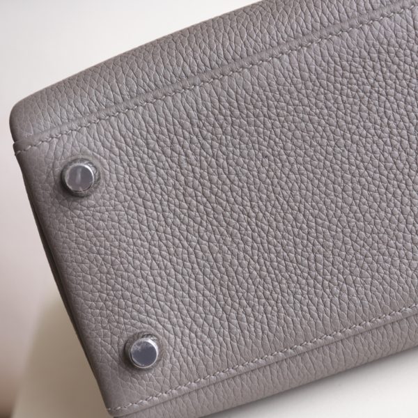 Kelly 25 Gris Meyer Togo PHW