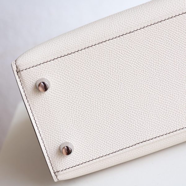 Kelly 25 Craie And Gold Etoupe PHW
