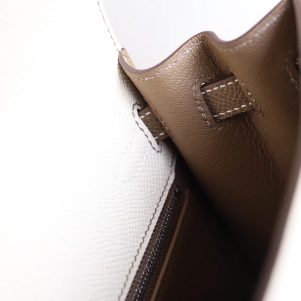 Kelly 25 Craie And Gold Etoupe PHW