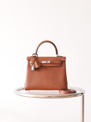Kelly 25 Fauve Faubourg Barenia PHW